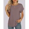 imageANRABESS Oversized Tshirts for Women Summer Tops Short Sleeve Casual Loose Basic Tee Shirt Cute Outfits 2025 Trendy ClothesBrown