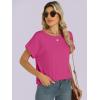imageANRABESS Oversized Tshirts for Women Summer Tops Short Sleeve Casual Loose Basic Tee Shirt Cute Outfits 2025 Trendy ClothesHot Pink