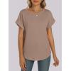 imageANRABESS Oversized Tshirts for Women Summer Tops Short Sleeve Casual Loose Basic Tee Shirt Cute Outfits 2025 Trendy ClothesKhaki
