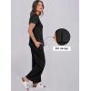 imageANRABESS Women 2 Piece Lounge Sets Summer Travel Sweat Outfits Short Sleeve Wide Leg Casual Matching Tracksuits ClothesBlack