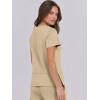 imageANRABESS Women 2 Piece Lounge Sets Summer Travel Sweat Outfits Short Sleeve Wide Leg Casual Matching Tracksuits ClothesKhaki