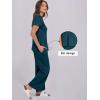 imageANRABESS Women 2 Piece Lounge Sets Summer Travel Sweat Outfits Short Sleeve Wide Leg Casual Matching Tracksuits ClothesLake Green