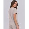 imageANRABESS Women 2 Piece Lounge Sets Summer Travel Sweat Outfits Short Sleeve Wide Leg Casual Matching Tracksuits ClothesLight Khaki