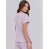 imageANRABESS Women 2 Piece Lounge Sets Summer Travel Sweat Outfits Short Sleeve Wide Leg Casual Matching Tracksuits ClothesLight Purple