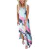 imageANRABESS Women Casual Loose Sundress Sleeveless Split Maxi Long Beach Shirt Dress Travel Vacation 2025 Summer OutfitsTie Dye Purple