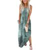 imageANRABESS Women Casual Loose Sundress Sleeveless Split Maxi Long Beach Shirt Dress Travel Vacation 2025 Summer OutfitsTie Dye Tea Green