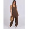 imageANRABESS Women Overalls Jumpsuits Loose Casual Dressy Sleeveless Baggy Harem Pants Romper Jumpers 2025 Trendy Summer OutfitsBrown