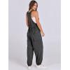 imageANRABESS Women Overalls Jumpsuits Loose Casual Dressy Sleeveless Baggy Harem Pants Romper Jumpers 2025 Trendy Summer OutfitsDeep Grey