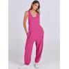 imageANRABESS Women Overalls Jumpsuits Loose Casual Dressy Sleeveless Baggy Harem Pants Romper Jumpers 2025 Trendy Summer OutfitsHot Pink