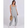 imageANRABESS Women Overalls Jumpsuits Loose Casual Dressy Sleeveless Baggy Harem Pants Romper Jumpers 2025 Trendy Summer OutfitsLight Grey