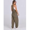 imageANRABESS Women Overalls Jumpsuits Loose Casual Dressy Sleeveless Baggy Harem Pants Romper Jumpers 2025 Trendy Summer OutfitsLight Khaki