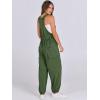 imageANRABESS Women Overalls Jumpsuits Loose Casual Dressy Sleeveless Baggy Harem Pants Romper Jumpers 2025 Trendy Summer OutfitsOlive