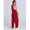 imageANRABESS Women Overalls Jumpsuits Loose Casual Dressy Sleeveless Baggy Harem Pants Romper Jumpers 2025 Trendy Summer OutfitsRed
