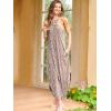 imageANRABESS Women Summer Halter Neck Sundress Sleeveless Split Side Casual Beach Travel Vacation Maxi Long Dress with PocketsPrint Pink 01