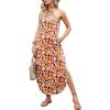 imageANRABESS Women Summer Halter Neck Sundress Sleeveless Split Side Casual Beach Travel Vacation Maxi Long Dress with PocketsPrint Yellow