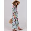 imageANRABESS Womens Boho Maxi Dresses 2025 Summer V Neck Puff Sleeve Floral Flowy Swing Casual Long DressGreen Floral