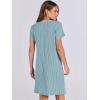 imageANRABESS Womens Casual Summer Ribbed Knit Tunic Tshirt Mini Dresses 2025 Trendy Crewneck Short Sleeve Beach Loose Shift DressLight Blue