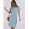 imageANRABESS Womens Casual Summer Ribbed Knit Tunic Tshirt Mini Dresses 2025 Trendy Crewneck Short Sleeve Beach Loose Shift DressLight Blue