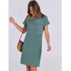 imageANRABESS Womens Casual Summer Ribbed Knit Tunic Tshirt Mini Dresses 2025 Trendy Crewneck Short Sleeve Beach Loose Shift DressLight Green