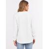 imageANRABESS Womens Long Sleeve Waffle Knit Shirts Dressy Casual Loose Button Up V Neck Henley Tops 2025 Fall Basic Tee BlouseWhite