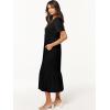 imageANRABESS Womens Summer Casual Short Sleeve T Shirts Maxi Dress Flowy V Neck Tiered Beach Vacation Sundress 2025 OutfitsBlack