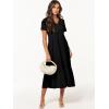imageANRABESS Womens Summer Casual Short Sleeve T Shirts Maxi Dress Flowy V Neck Tiered Beach Vacation Sundress 2025 OutfitsBlack