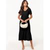imageANRABESS Womens Summer Casual Short Sleeve T Shirts Maxi Dress Flowy V Neck Tiered Beach Vacation Sundress 2025 OutfitsBlack