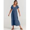 imageANRABESS Womens Summer Casual Short Sleeve T Shirts Maxi Dress Flowy V Neck Tiered Beach Vacation Sundress 2025 OutfitsBlue