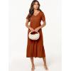 imageANRABESS Womens Summer Casual Short Sleeve T Shirts Maxi Dress Flowy V Neck Tiered Beach Vacation Sundress 2025 OutfitsBrick Red