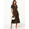 imageANRABESS Womens Summer Casual Short Sleeve T Shirts Maxi Dress Flowy V Neck Tiered Beach Vacation Sundress 2025 OutfitsBrown