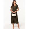imageANRABESS Womens Summer Casual Short Sleeve T Shirts Maxi Dress Flowy V Neck Tiered Beach Vacation Sundress 2025 OutfitsBrown