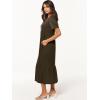 imageANRABESS Womens Summer Casual Short Sleeve T Shirts Maxi Dress Flowy V Neck Tiered Beach Vacation Sundress 2025 OutfitsBrown