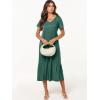imageANRABESS Womens Summer Casual Short Sleeve T Shirts Maxi Dress Flowy V Neck Tiered Beach Vacation Sundress 2025 OutfitsGreen