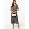 imageANRABESS Womens Summer Casual Short Sleeve T Shirts Maxi Dress Flowy V Neck Tiered Beach Vacation Sundress 2025 OutfitsGrey