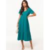 imageANRABESS Womens Summer Casual Short Sleeve T Shirts Maxi Dress Flowy V Neck Tiered Beach Vacation Sundress 2025 OutfitsLake