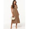 imageANRABESS Womens Summer Casual Short Sleeve T Shirts Maxi Dress Flowy V Neck Tiered Beach Vacation Sundress 2025 OutfitsLight Brown
