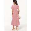 imageANRABESS Womens Summer Casual Short Sleeve T Shirts Maxi Dress Flowy V Neck Tiered Beach Vacation Sundress 2025 OutfitsLight Pink