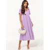imageANRABESS Womens Summer Casual Short Sleeve T Shirts Maxi Dress Flowy V Neck Tiered Beach Vacation Sundress 2025 OutfitsLight Purple