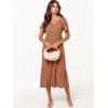 imageANRABESS Womens Summer Casual Short Sleeve T Shirts Maxi Dress Flowy V Neck Tiered Beach Vacation Sundress 2025 OutfitsLight Rust