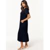imageANRABESS Womens Summer Casual Short Sleeve T Shirts Maxi Dress Flowy V Neck Tiered Beach Vacation Sundress 2025 OutfitsNavy Blue