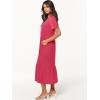 imageANRABESS Womens Summer Casual Short Sleeve T Shirts Maxi Dress Flowy V Neck Tiered Beach Vacation Sundress 2025 OutfitsPeach