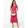 imageANRABESS Womens Summer Casual Short Sleeve T Shirts Maxi Dress Flowy V Neck Tiered Beach Vacation Sundress 2025 OutfitsPeach