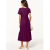 imageANRABESS Womens Summer Casual Short Sleeve T Shirts Maxi Dress Flowy V Neck Tiered Beach Vacation Sundress 2025 OutfitsPurple