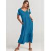imageANRABESS Womens Summer Casual Short Sleeve T Shirts Maxi Dress Flowy V Neck Tiered Beach Vacation Sundress 2025 OutfitsSky Blue