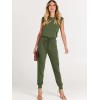 imageANRABESS Womens Summer Crewneck Sleeveless Casual Dressy Loose Stretchy Jumpsuits Rompers 2025 Trendy OutfitsArmy Green