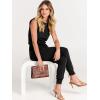 imageANRABESS Womens Summer Crewneck Sleeveless Casual Dressy Loose Stretchy Jumpsuits Rompers 2025 Trendy OutfitsBlack