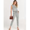 imageANRABESS Womens Summer Crewneck Sleeveless Casual Dressy Loose Stretchy Jumpsuits Rompers 2025 Trendy OutfitsGray