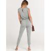 imageANRABESS Womens Summer Crewneck Sleeveless Casual Dressy Loose Stretchy Jumpsuits Rompers 2025 Trendy OutfitsGray