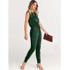 imageANRABESS Womens Summer Crewneck Sleeveless Casual Dressy Loose Stretchy Jumpsuits Rompers 2025 Trendy OutfitsGreen