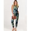 imageANRABESS Womens Summer Crewneck Sleeveless Casual Dressy Loose Stretchy Jumpsuits Rompers 2025 Trendy OutfitsTie Dye Armygreen